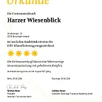 Harzer Wiesenblick, Bis 2 Hunde Willkommen, W-lan, Sauna, Dtv 4 Sterne, 3 Pfoten Braunlage
