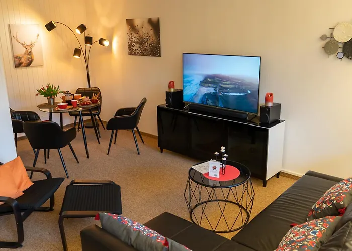 Апартаменты Harzer Wiesenblick, Bis 2 Hunde Willkommen, W-lan, Sauna, Dtv 4 Sterne, 3 Pfoten